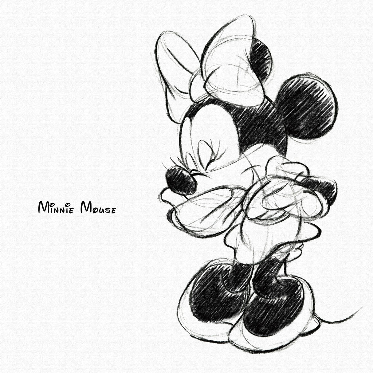 ミニーのファブリックパネル|壁かけインテリア ディズニー 雑貨 dsn-0148