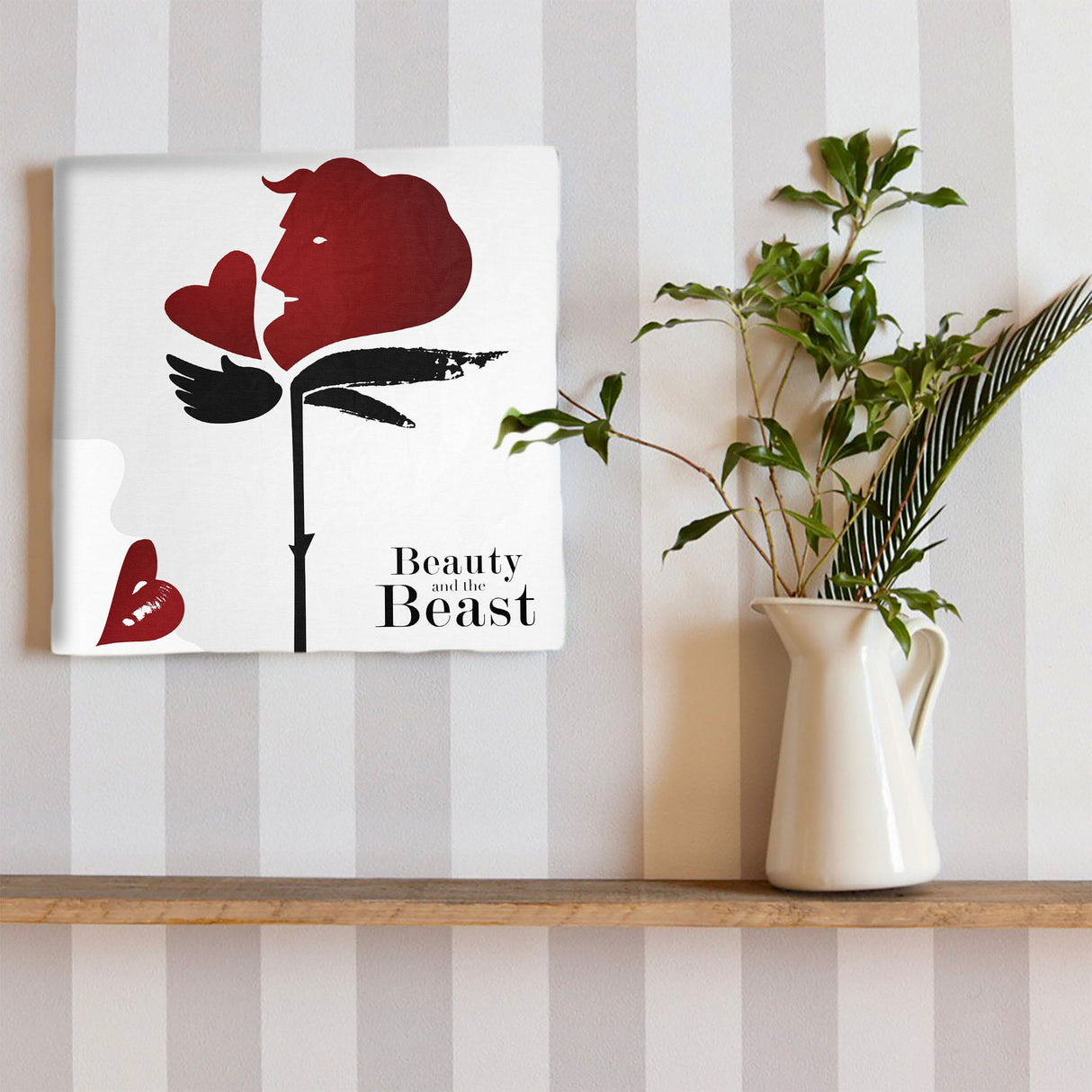 美女と野獣のアートパネル ディズニー 雑貨 dsn-0227