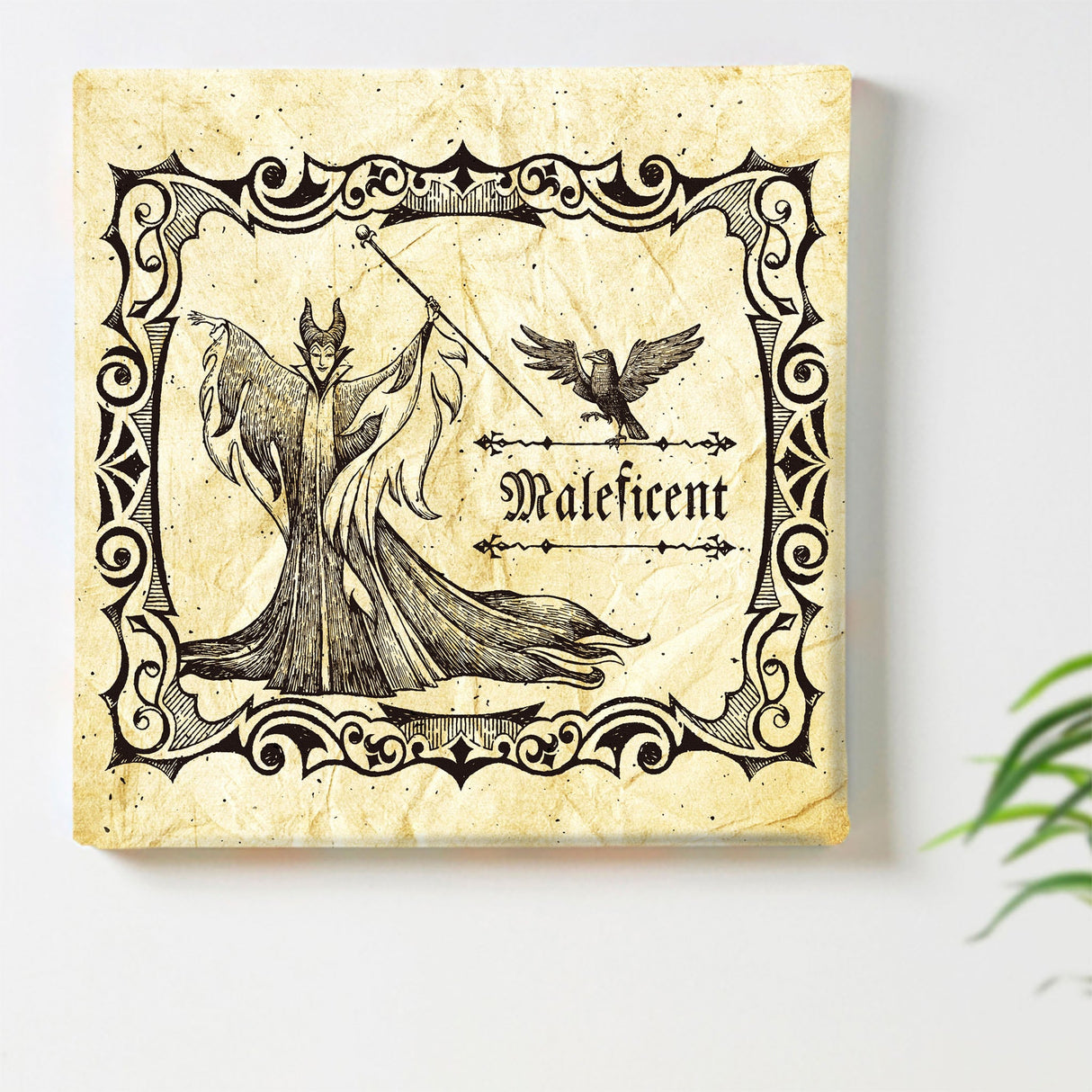 Maleficent Art Board Disney Wall Decor dsn-0254