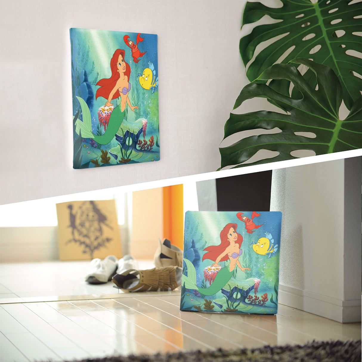 リトルマーメイドのファブリックボード アリエル ディズニープリンセス ディズニー 小物 dsn-0261