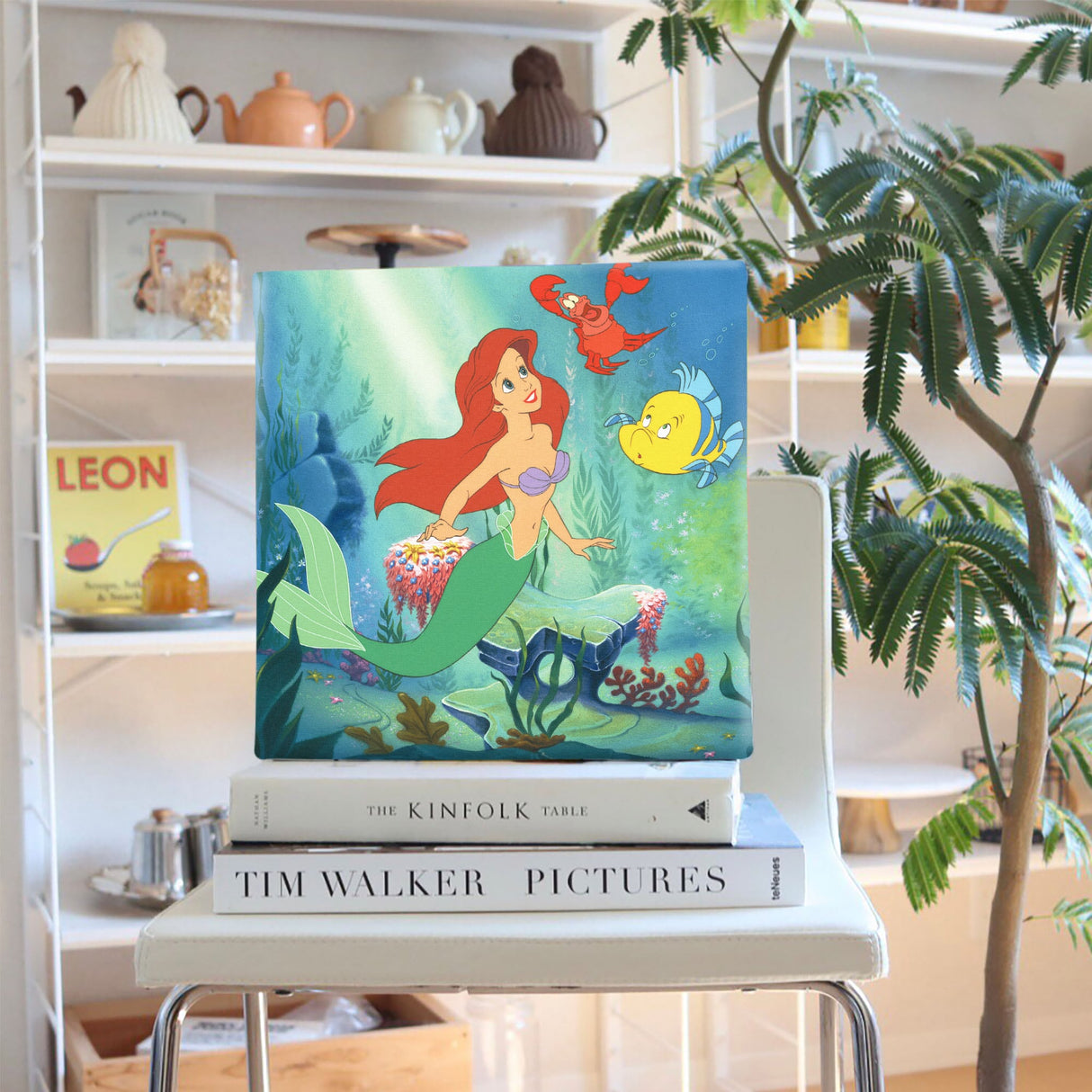 リトルマーメイドのファブリックボード アリエル ディズニープリンセス ディズニー 小物 dsn-0261