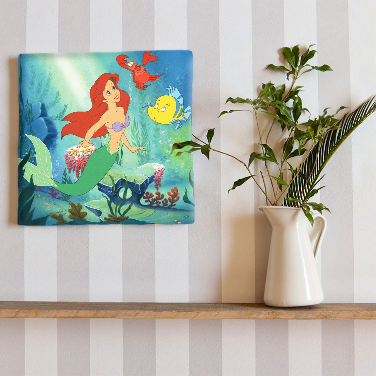 リトルマーメイドのファブリックボード アリエル ディズニープリンセス ディズニー 小物 dsn-0261
