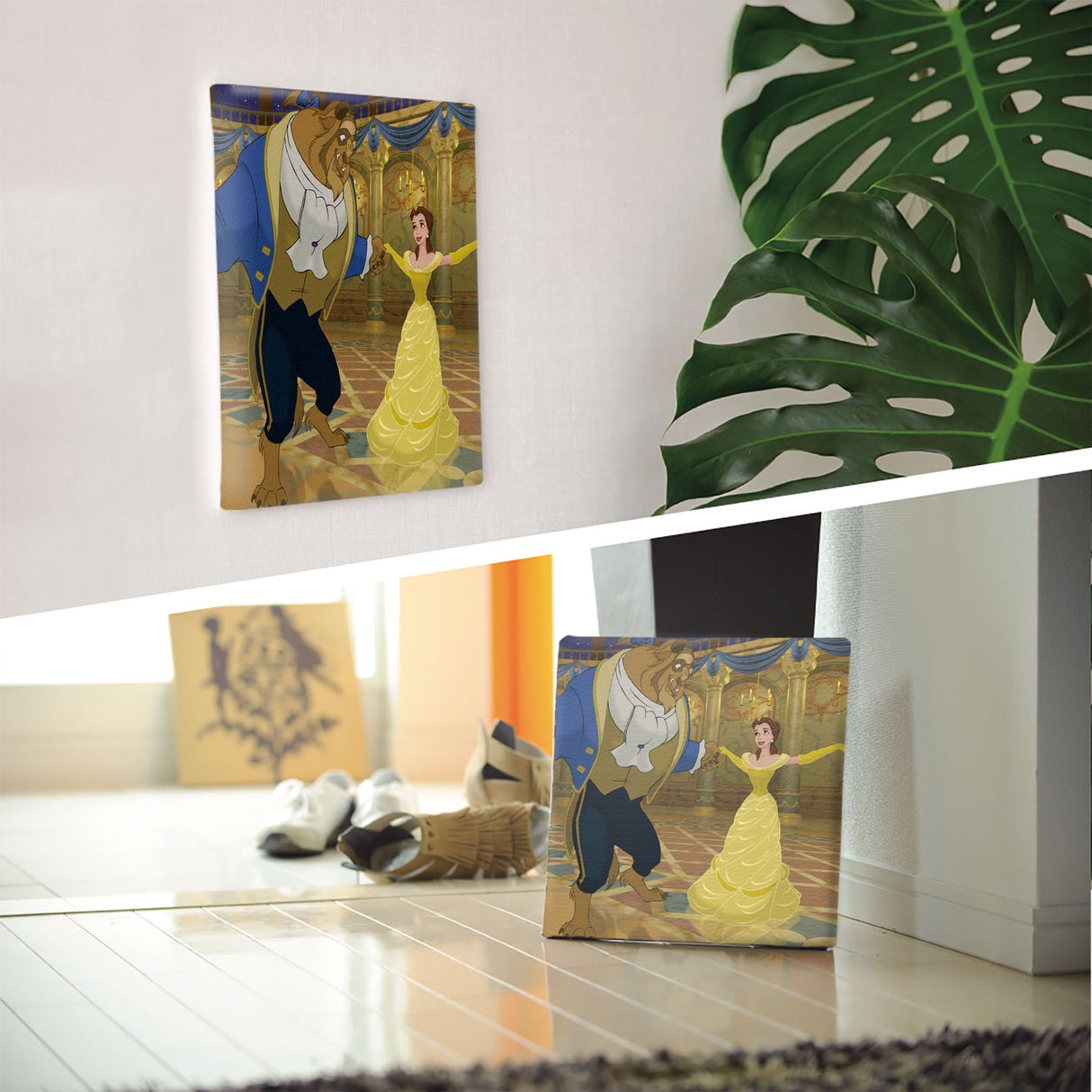 美女と野獣のアートパネル ベル ディズニープリンセス Disney アート dsn-0264