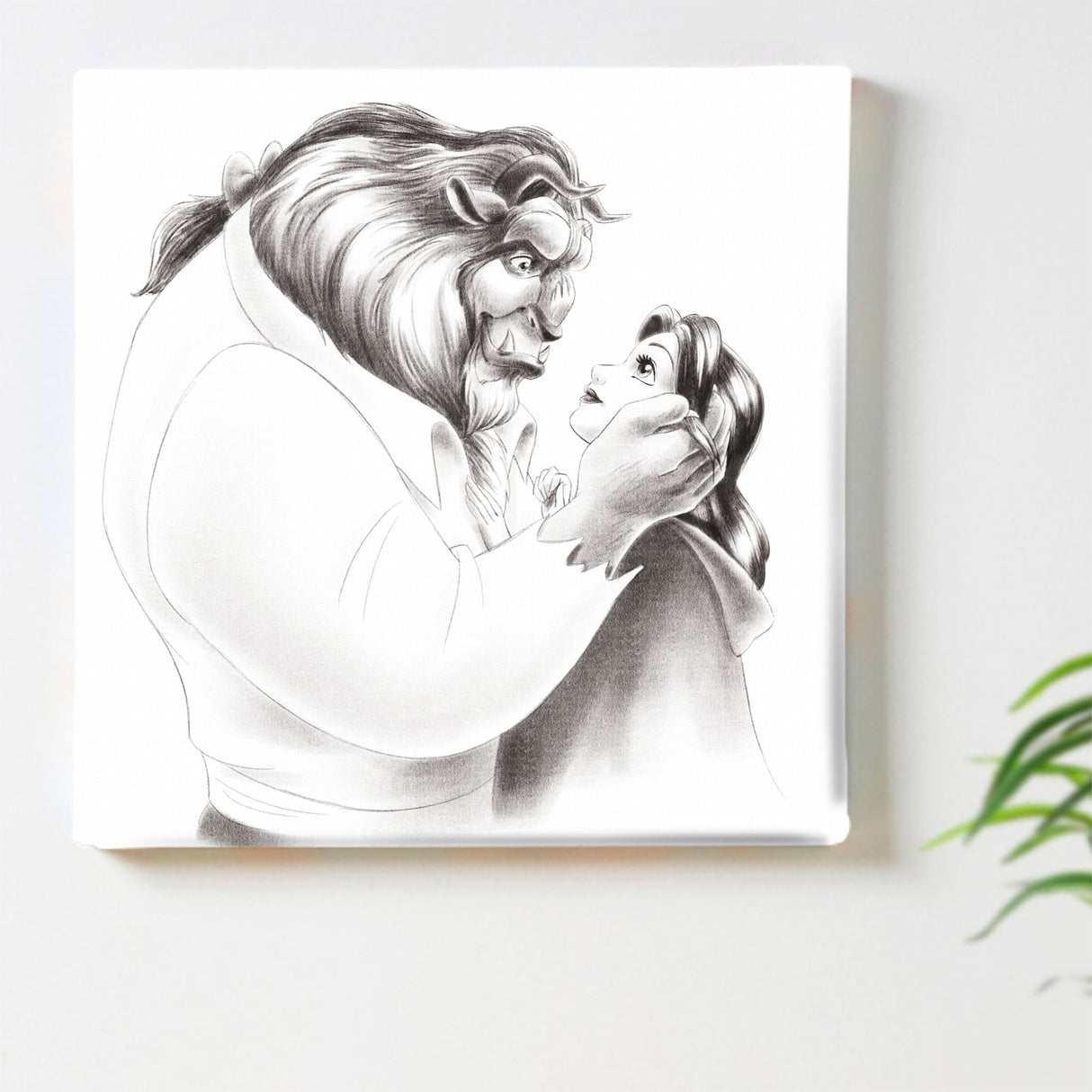 ベルのアートボード 美女と野獣 ウォールアート ポスター ディズニーdsn-0309