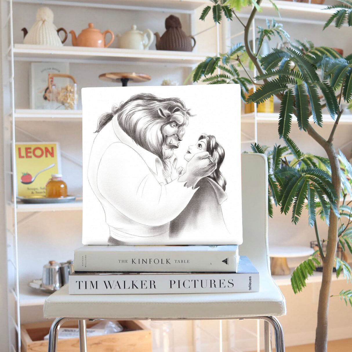 ベルのアートボード 美女と野獣 ウォールアート ポスター ディズニーdsn-0309