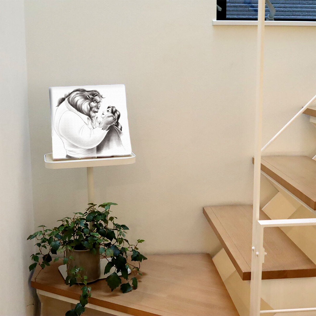 ベルのアートボード 美女と野獣 ウォールアート ポスター ディズニーdsn-0309