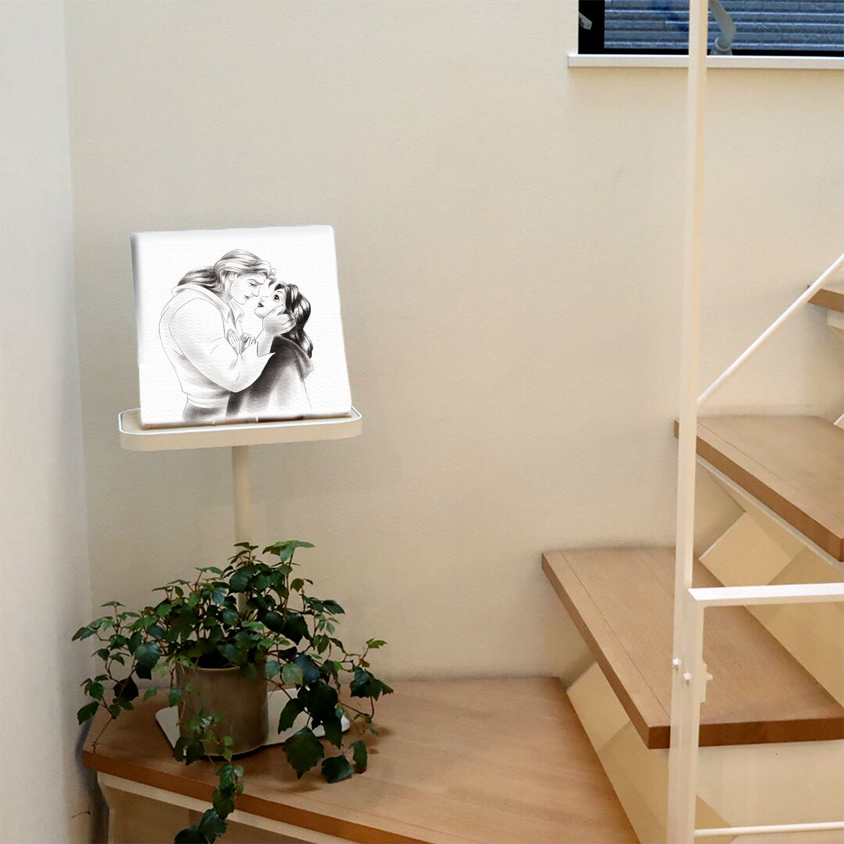 ベルの壁掛けインテリア 美女と野獣 アート パネル ディズニーdsn-0310