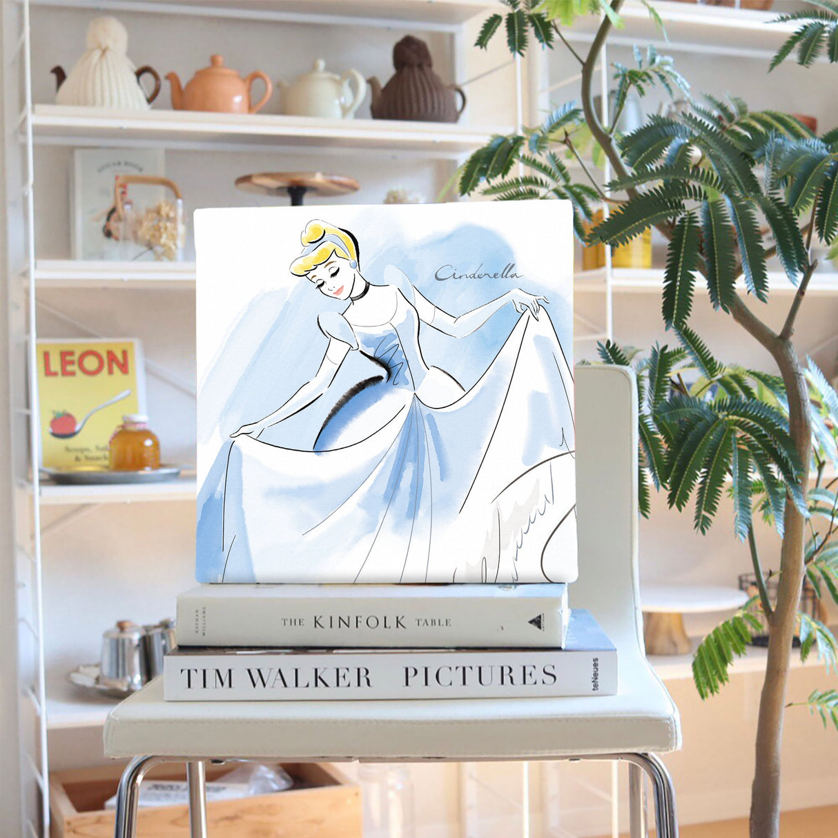 シンデレラのウォールデコ インテリア雑貨 アートパネル キャンバス ディズニー プリンセス dsny-1901-006