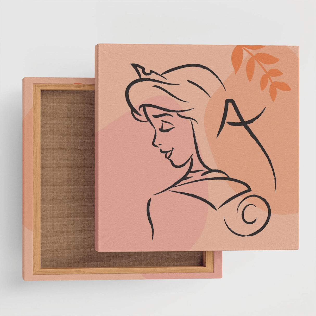 オーロラ姫のファブリックパネル インテリア雑貨 アートパネル キャンバス ディズニープリンセス 眠れる森の美女 dsny-2011-03