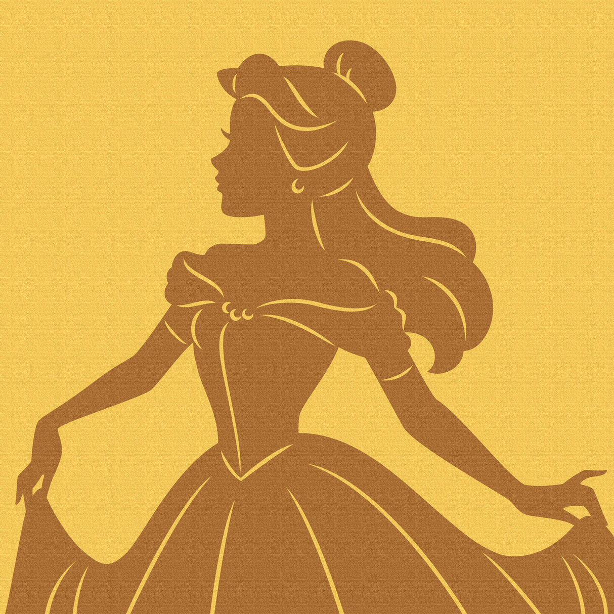 ベルの壁掛けアート インテリア雑貨 アートパネル キャンバス ディズニープリンセス 美女と野獣 dsny-2011-08