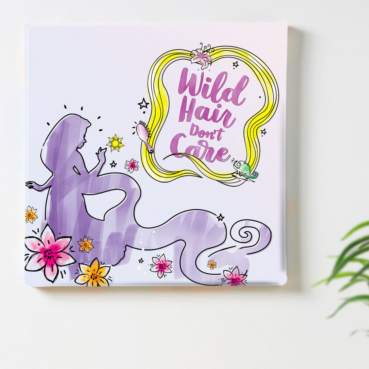 ラプンツェルのファブリックボードセット インテリア雑貨 アートパネル キャンバス ディズニープリンセス dsny-2012-18