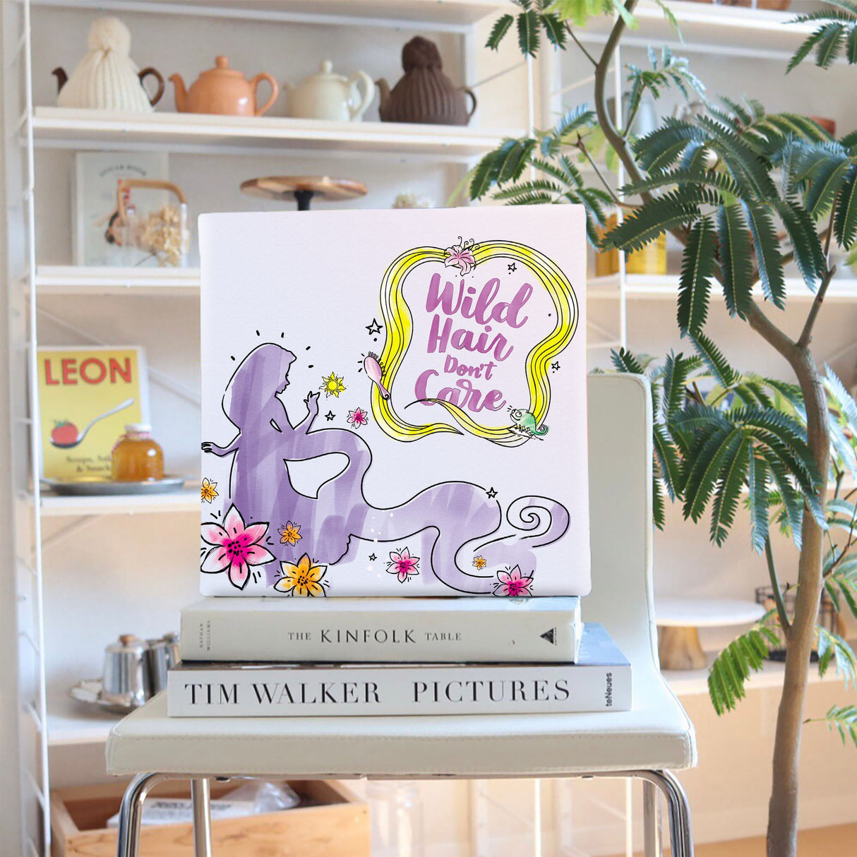 ラプンツェルのファブリックボードセット インテリア雑貨 アートパネル キャンバス ディズニープリンセス dsny-2012-18