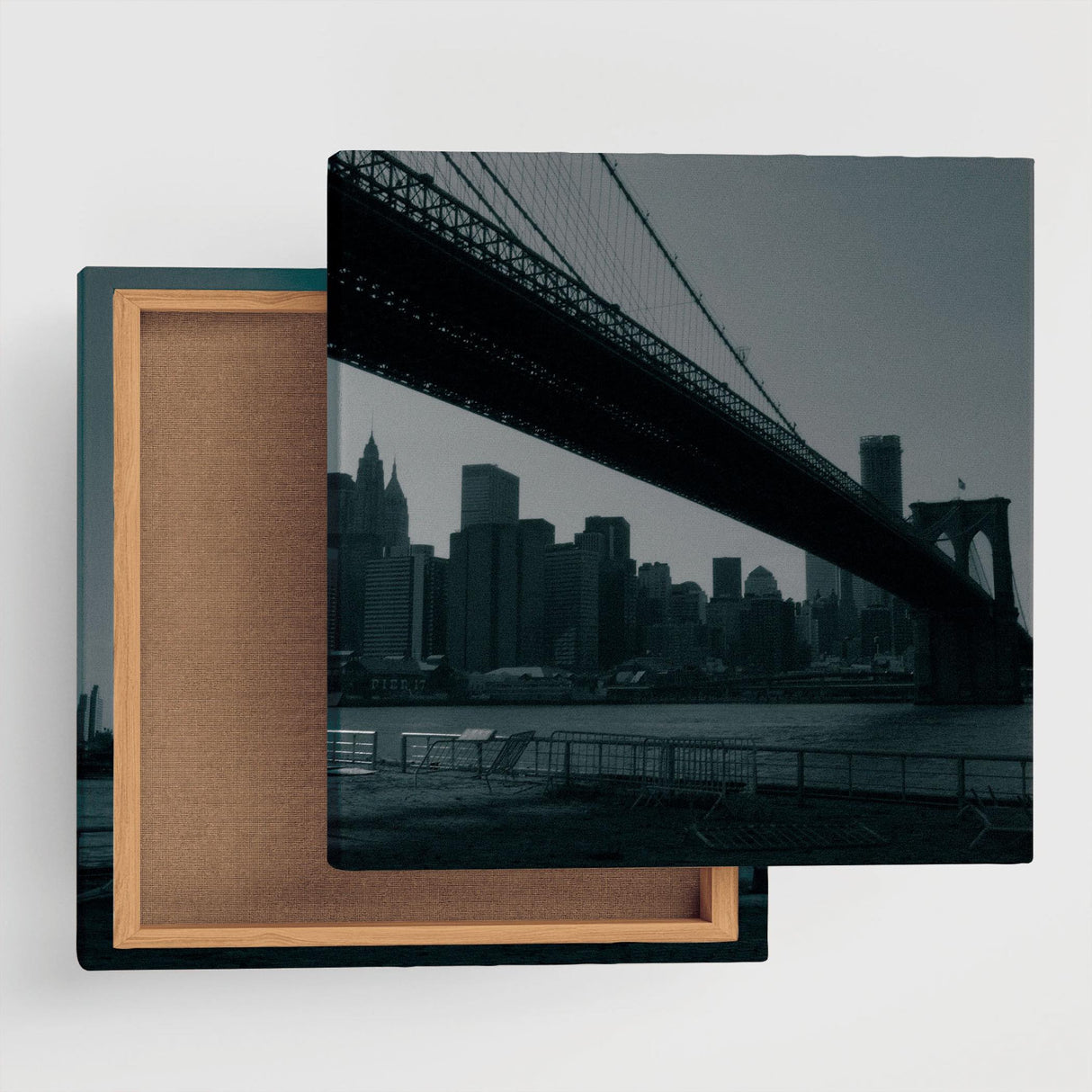 ブルックリンブリッジ 写真 壁掛け edi-0009 - ArtDeli. アートパネル専門店