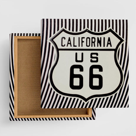 ルート66 壁掛け アート edi-0012 - ArtDeli. アートパネル専門店