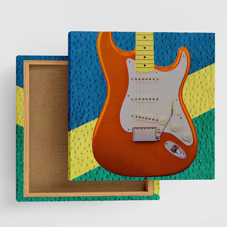 ギターモチーフのインテリア小物 写真 アート edi-0017 - ArtDeli. アートパネル専門店