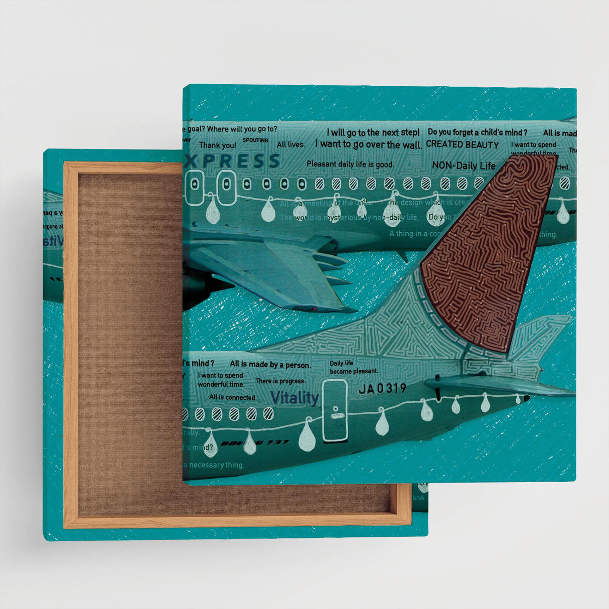 飛行機のインテリア小物 写真 壁掛け mic-0001 - ArtDeli. アートパネル専門店