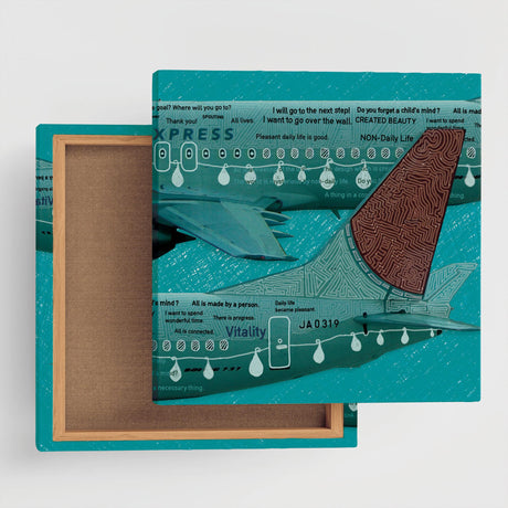 飛行機のインテリア小物 写真 壁掛け mic-0001 - ArtDeli. アートパネル専門店