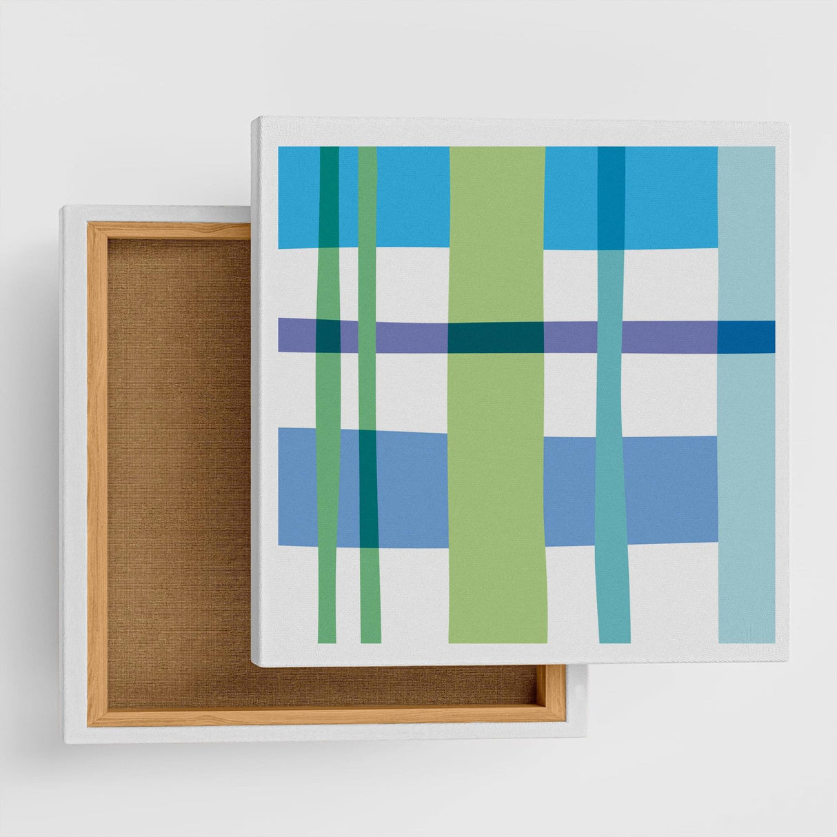 チェックのアートなインテリア小物 写真 アート pat-0052