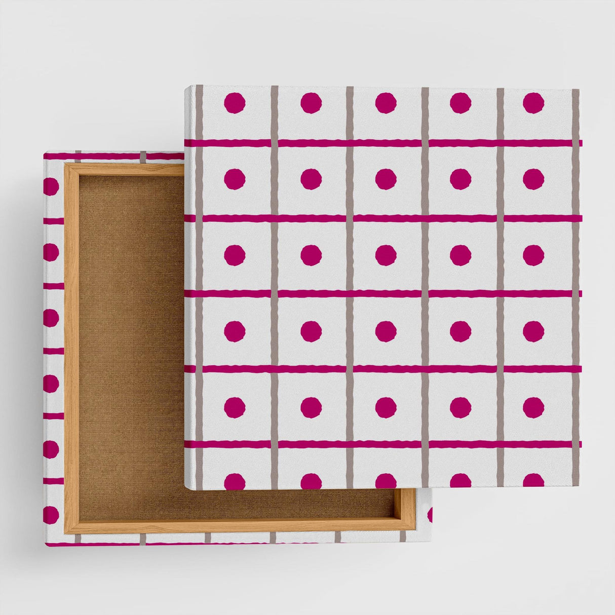 チェックの アート 雑貨 pat-0082