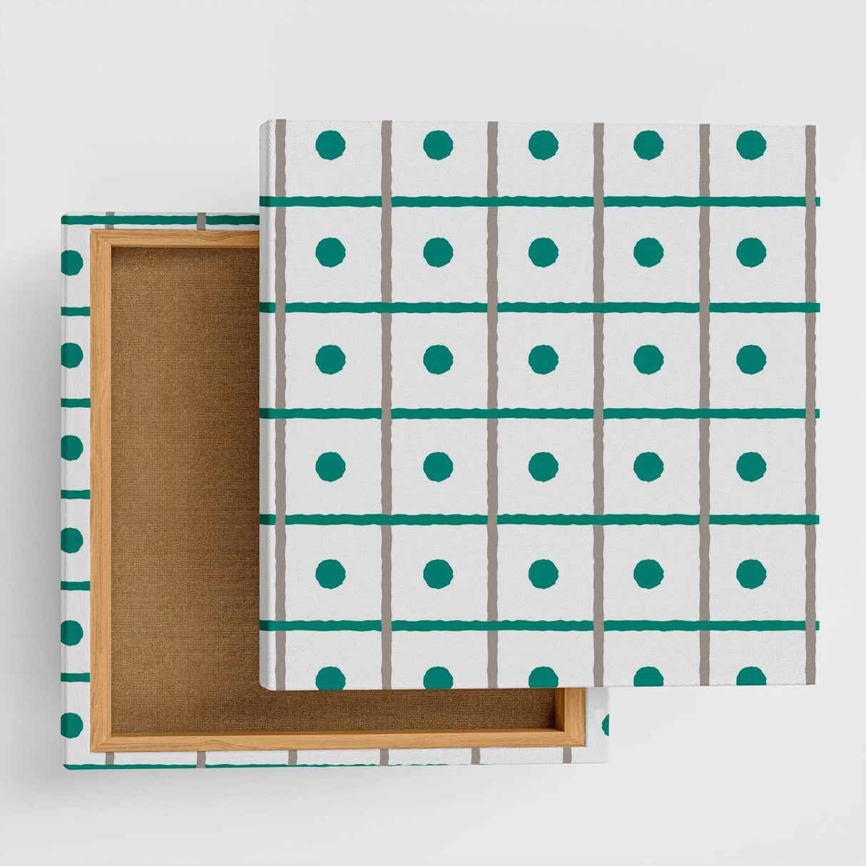 チェック柄のお部屋用インテリア小物 壁掛け アート pat-0083