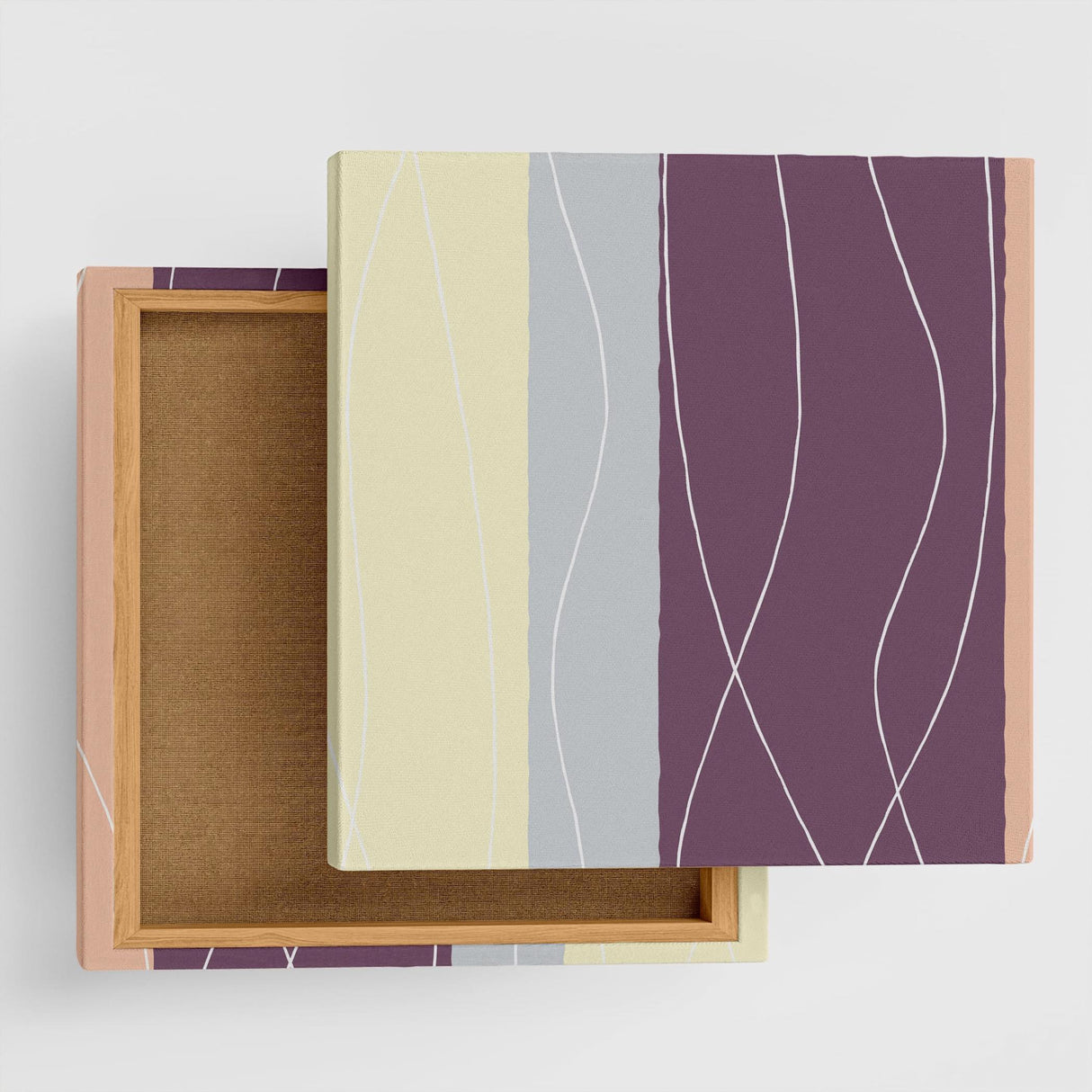 シックなストライプ柄インテリア小物 ポスター アート pat-0167