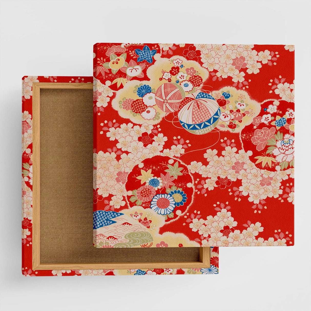 着物柄のアートパネル 写真 壁掛け pat-0189