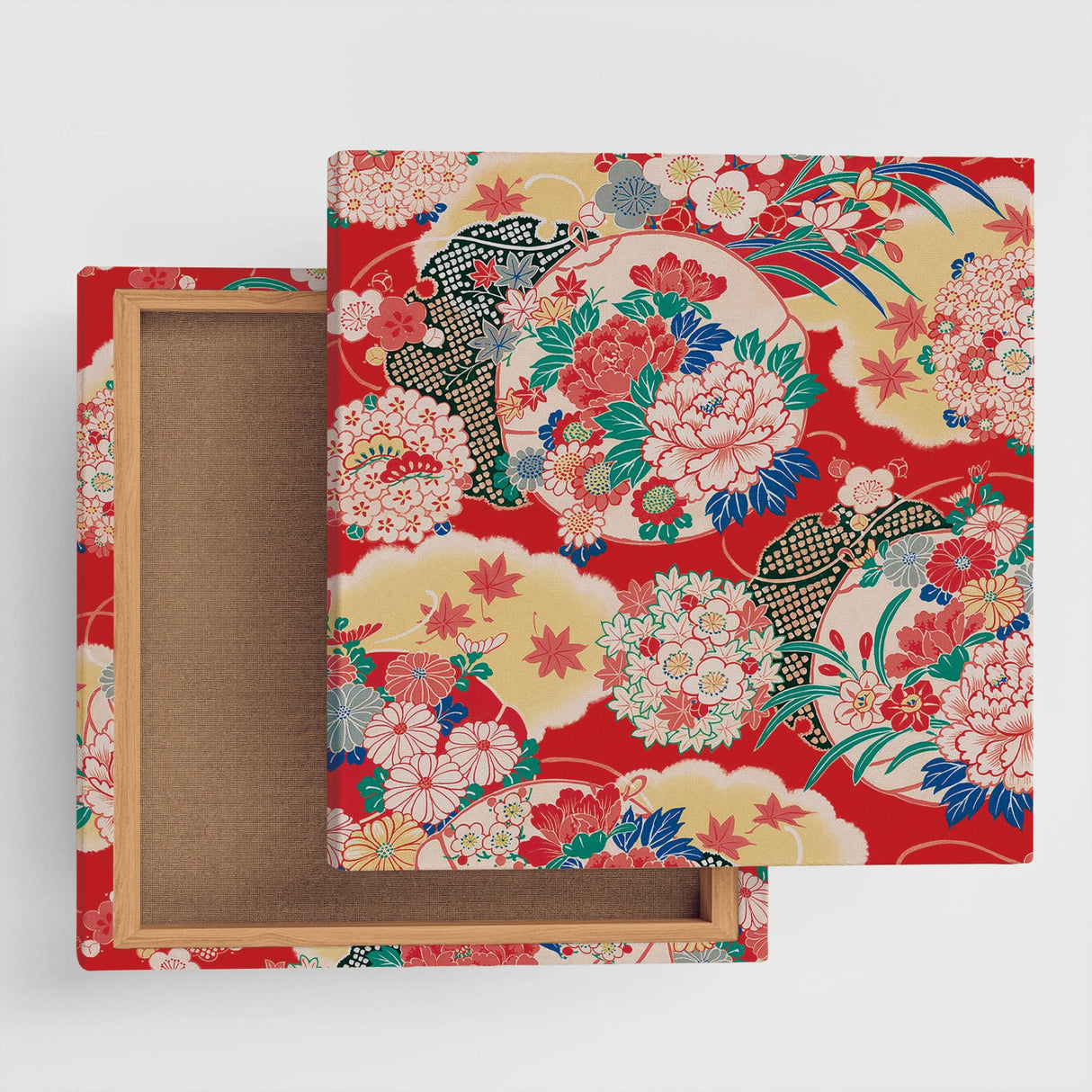 Traditional Japanese pattern fabric panel wall art pat-0192