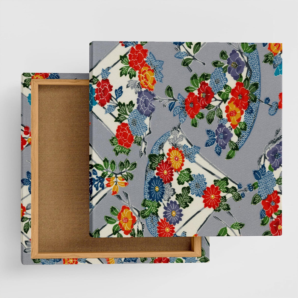 伝統模様のファブリックパネル アート 雑貨 pat-0236