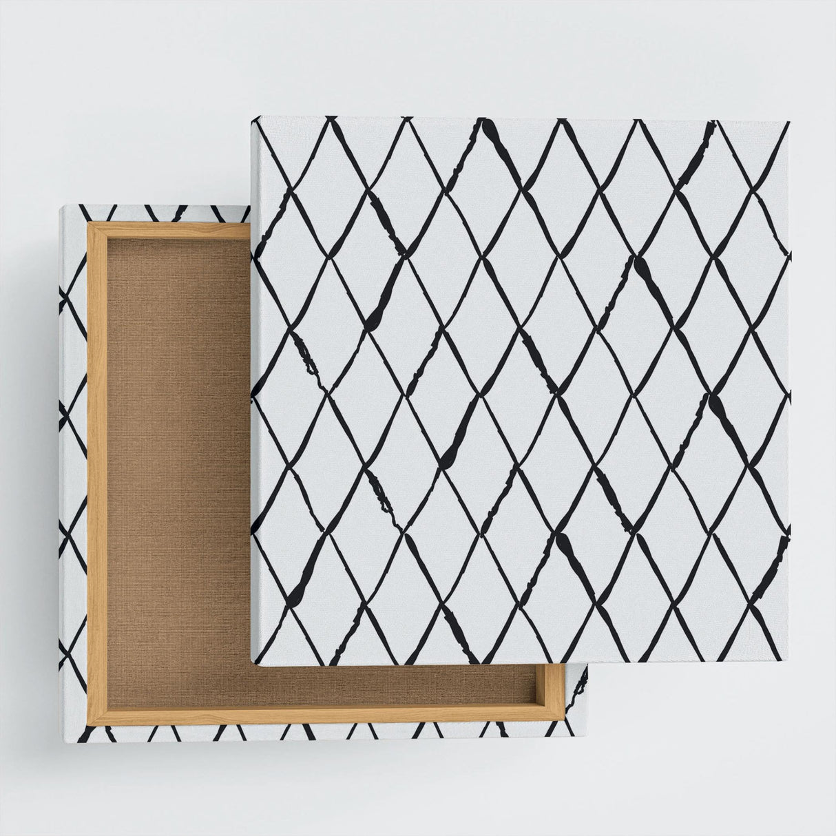 幾何学模様のファブリックボード インテリア雑貨 アートパネル キャンバス patt-1802-18