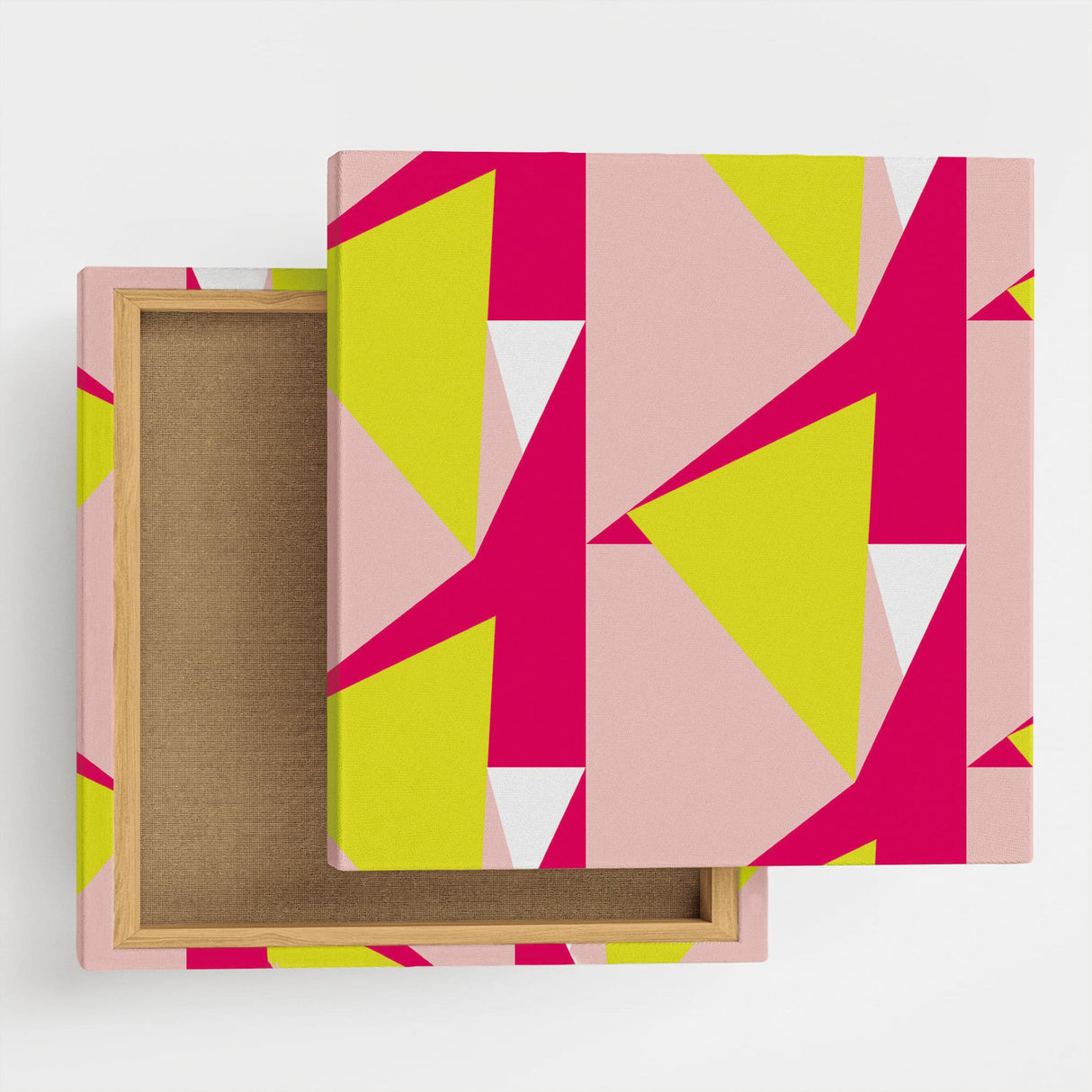 幾何学模様のファブリックパネル インテリア雑貨 アートパネル キャンバス patt-1803-008