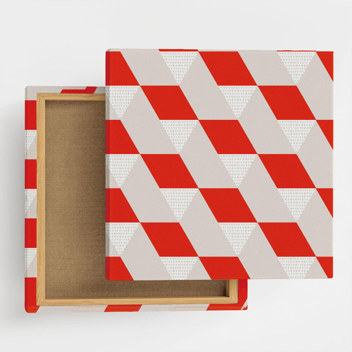 Geometric pattern fabric panel Interior goods Art panel Canvas patt-1803-012