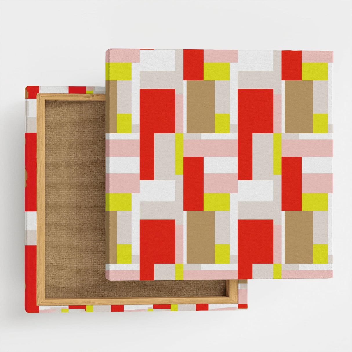 幾何学模様のファブリックボード インテリア雑貨 アートパネル キャンバス   patt-1803-031