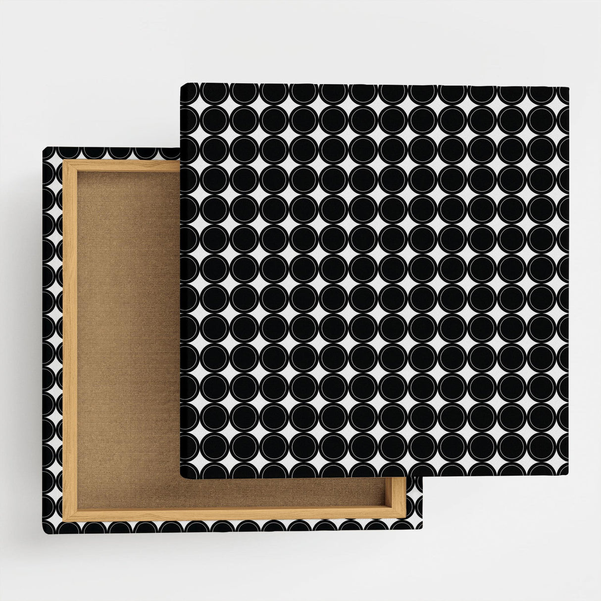 Dot pattern fabric board Interior goods Art panel Canvas patt-1803-057