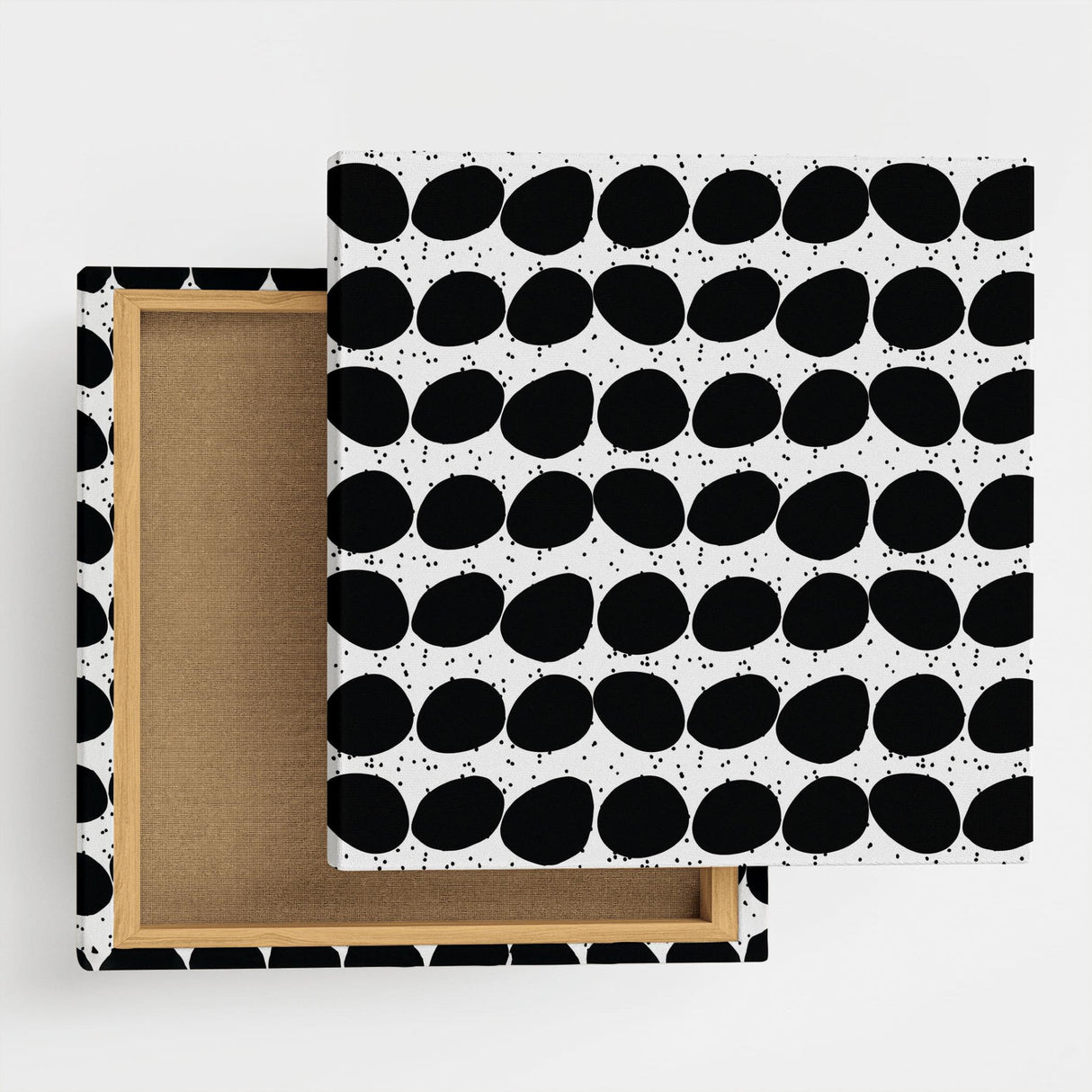 ドット柄のファブリックパネル インテリア雑貨 アートパネル キャンバス   patt-1803-077