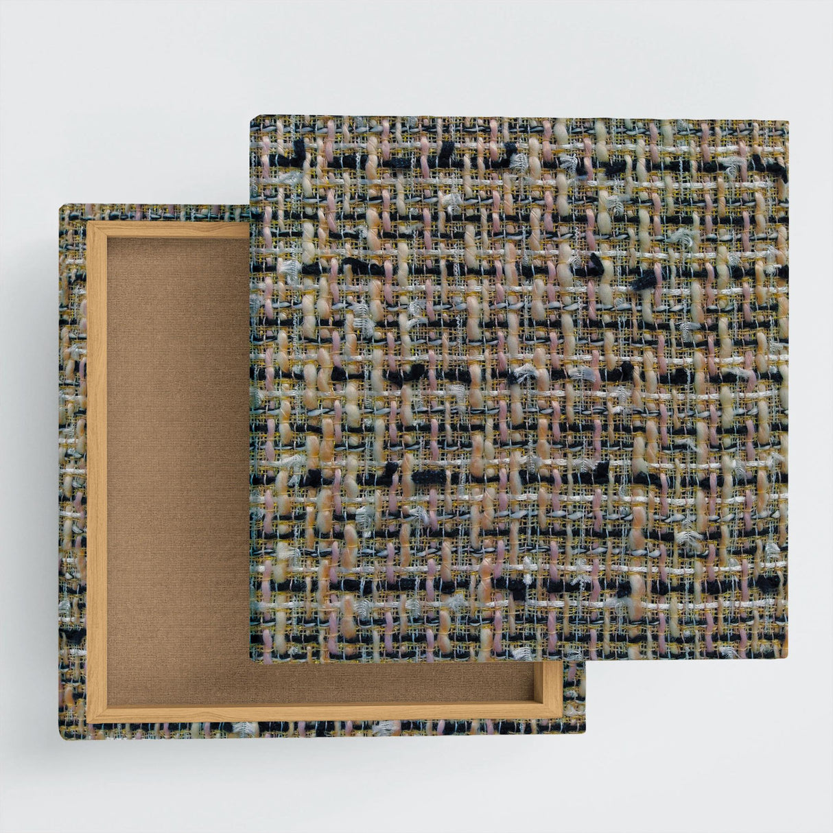 ファブリック柄の壁掛けアート インテリア雑貨 アートパネル キャンバス 幾何学模様  patt-2112-005