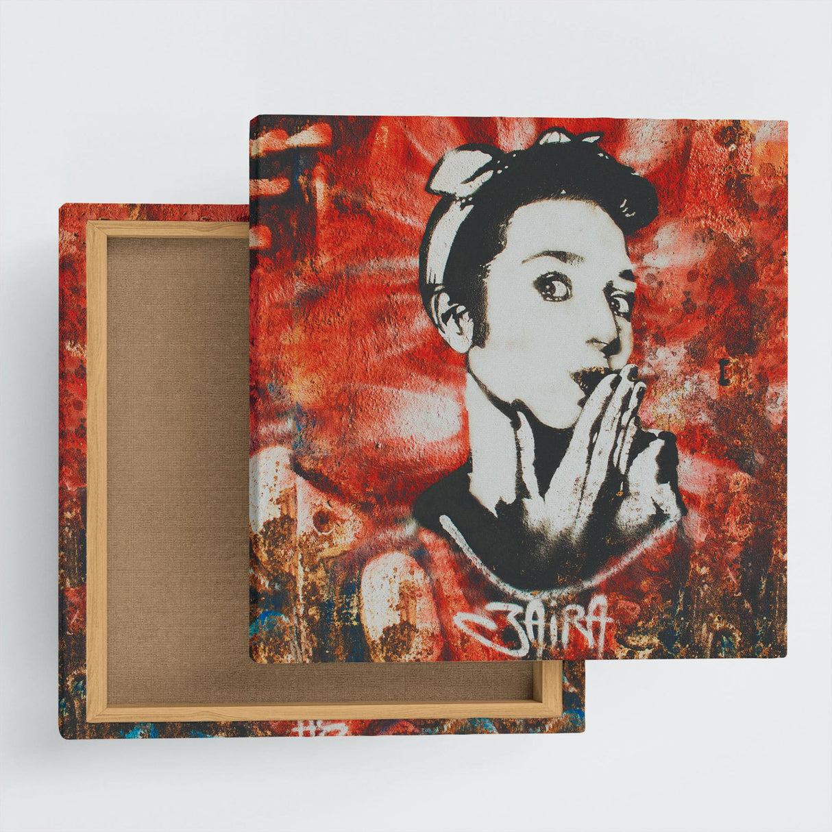 グラフィティのファブリックパネル インテリア雑貨 アートパネル キャンバス poht-1805-05