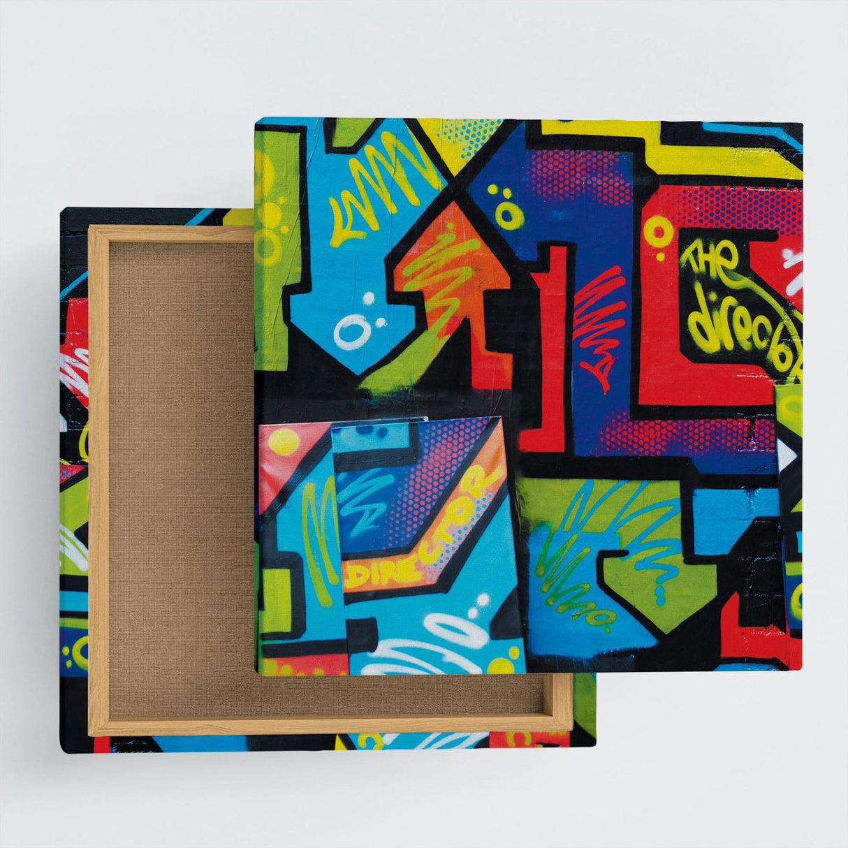 グラフィティのファブリックパネル インテリア雑貨 アートパネル キャンバス poht-1805-07