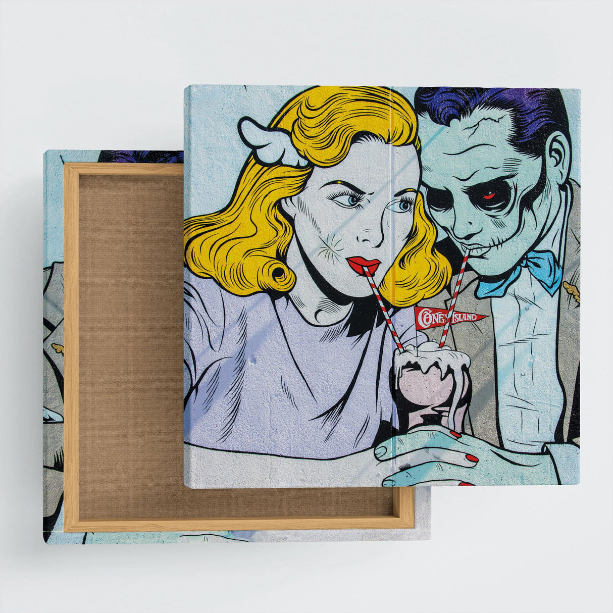 グラフィティのファブリックパネル インテリア雑貨 アートパネル キャンバス poht-1805-31