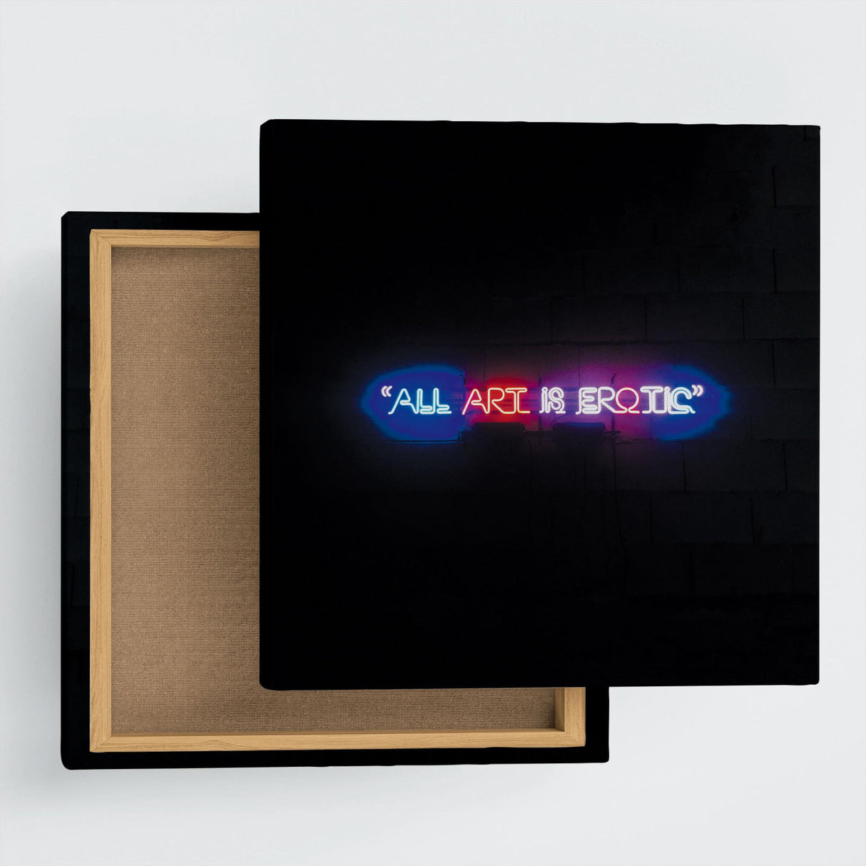 ネオンのファブリックパネル インテリア雑貨 アートパネル キャンバス poht-1805-44