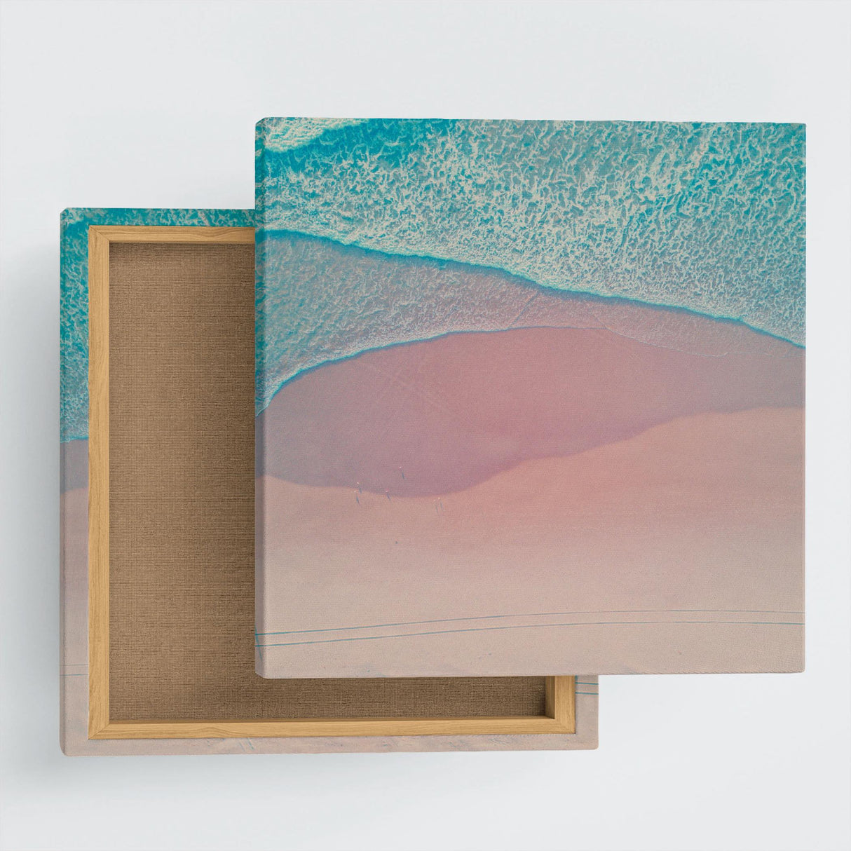 海のアートパネル インテリア雑貨 アートパネル キャンバス パープル poht-2111-05