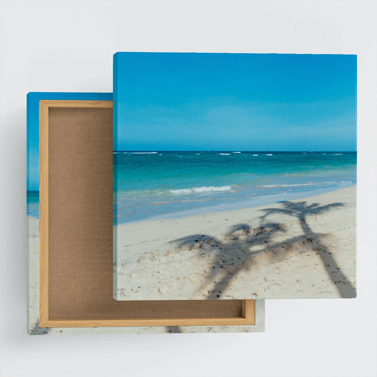 海のファブリックボード インテリア雑貨 アートパネル キャンバス パープル poht-2111-08