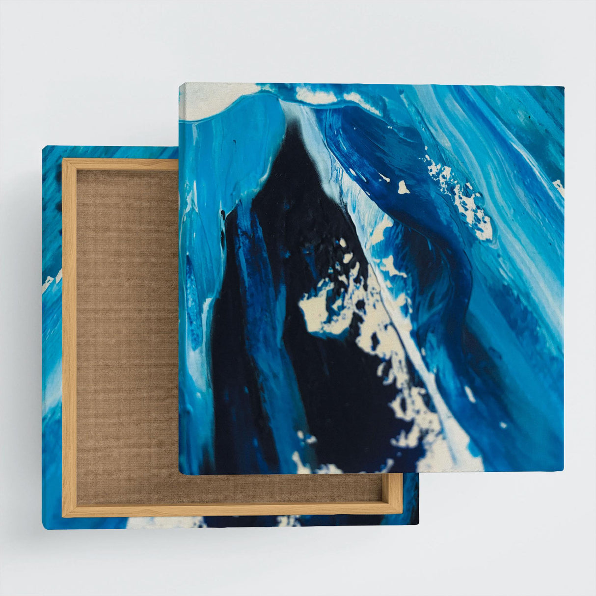 海のファブリックパネル インテリア雑貨 アートパネル キャンバス パープル poht-2111-10