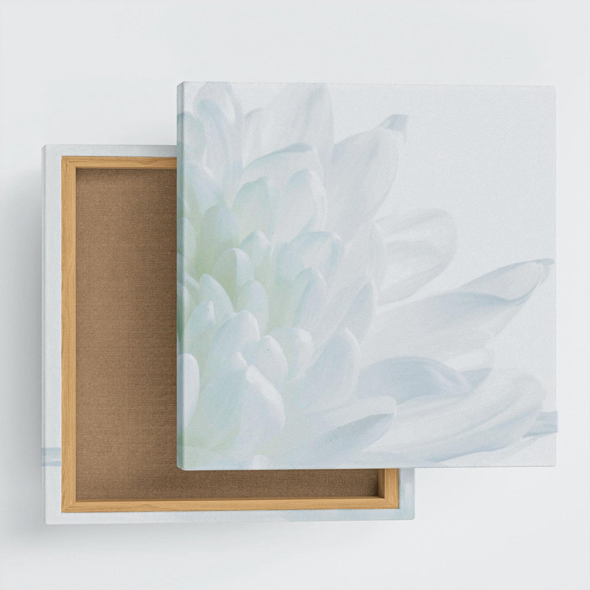 花のファブリックボード インテリア雑貨 アートパネル キャンバス ホワイト poht-2205-08