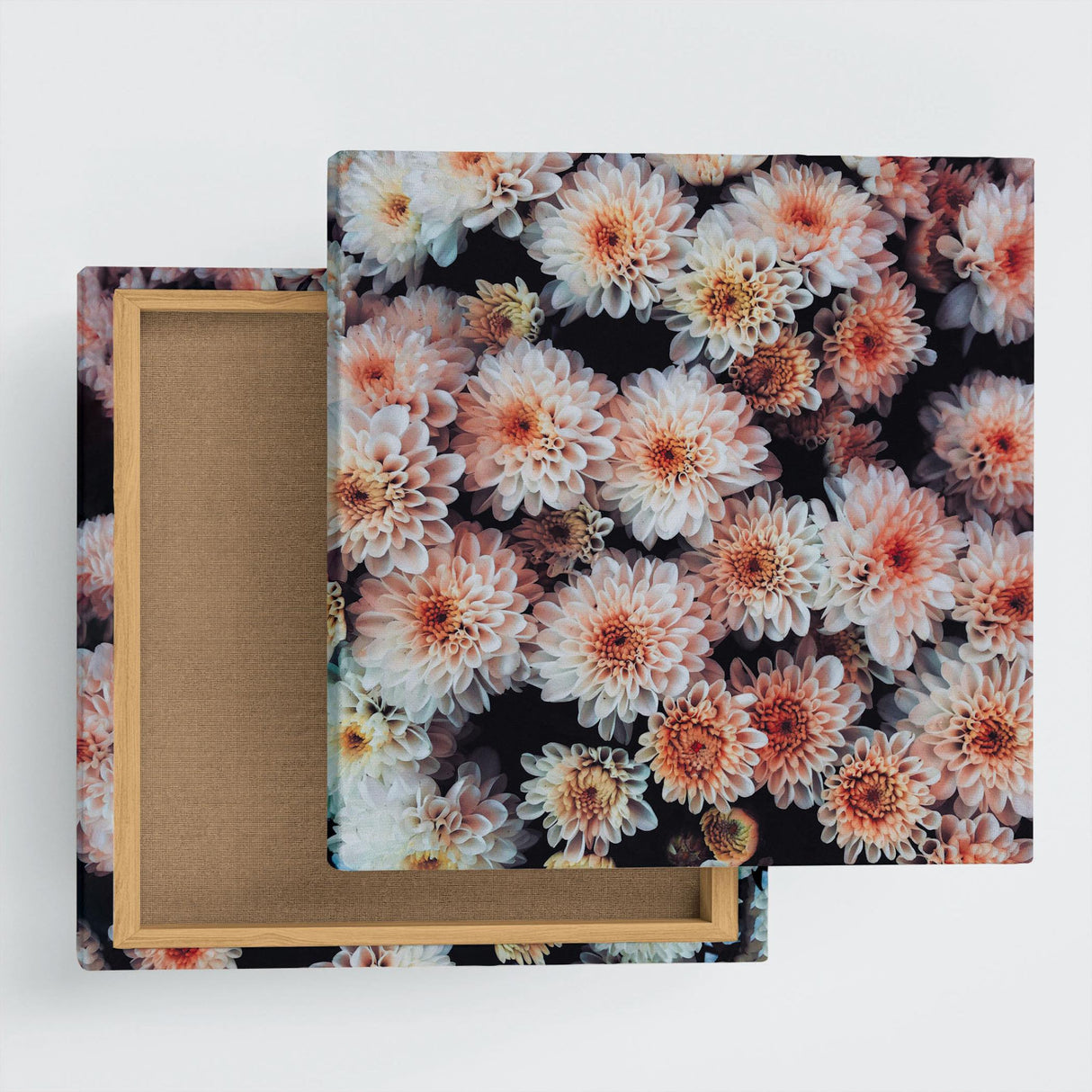 花のアートパネル インテリア雑貨 アートパネル キャンバス ピンク poht-2205-27