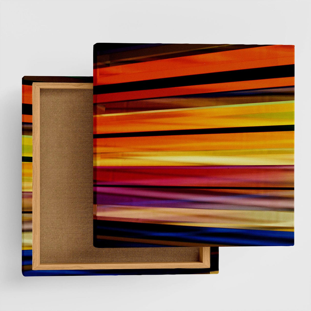 ストライプ柄のインテリア、ファブリックパネル ポスター アート pop-0003