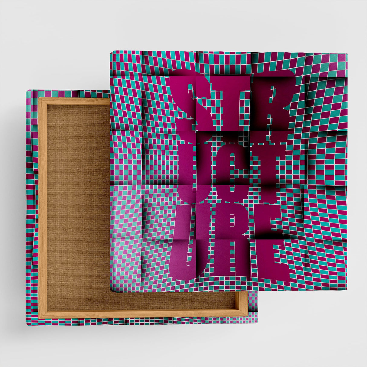 タイポグラフの壁掛けインテリア アート 雑貨 pop-0021