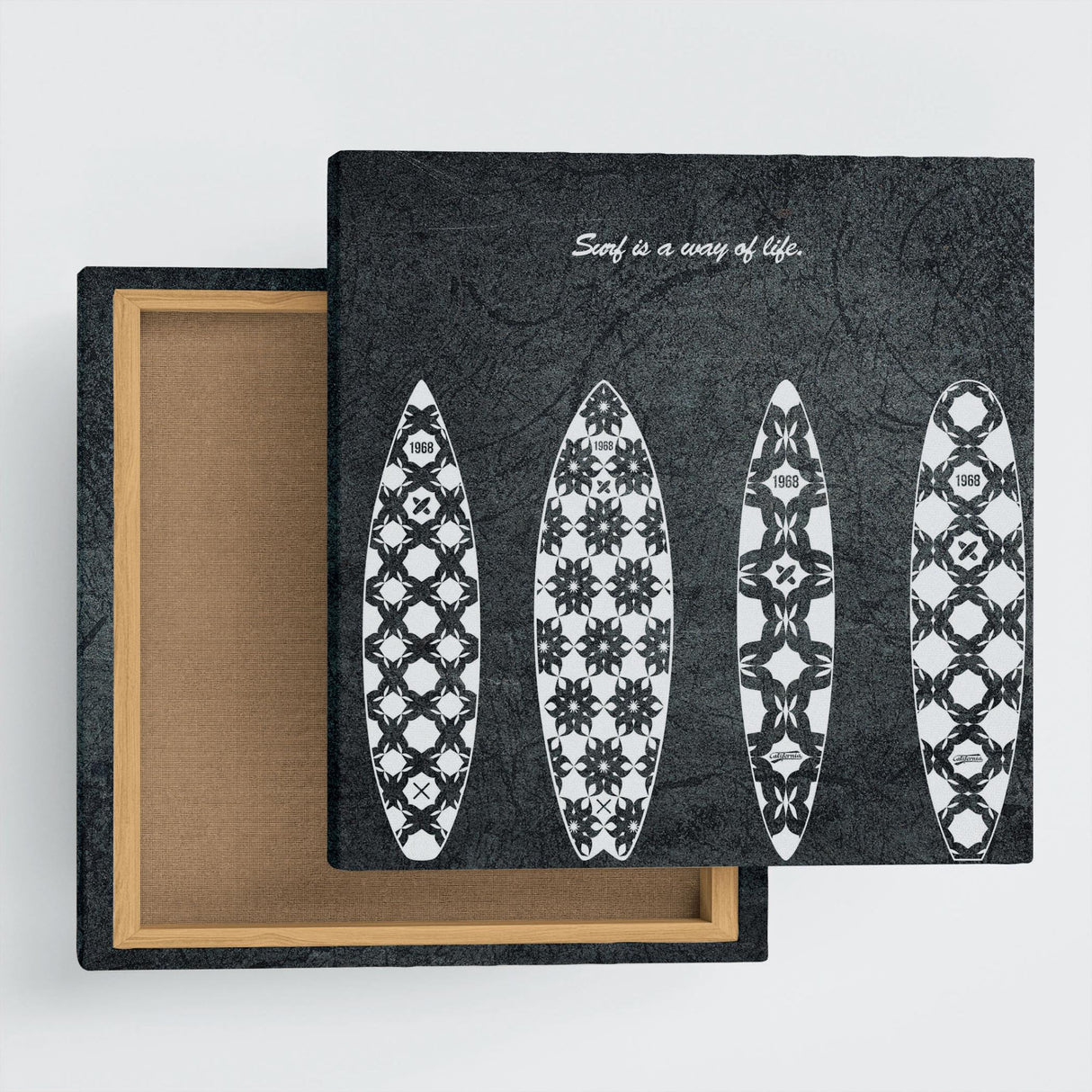 サーフボードのファブリックボード インテリア アート 雑貨 pop-0071