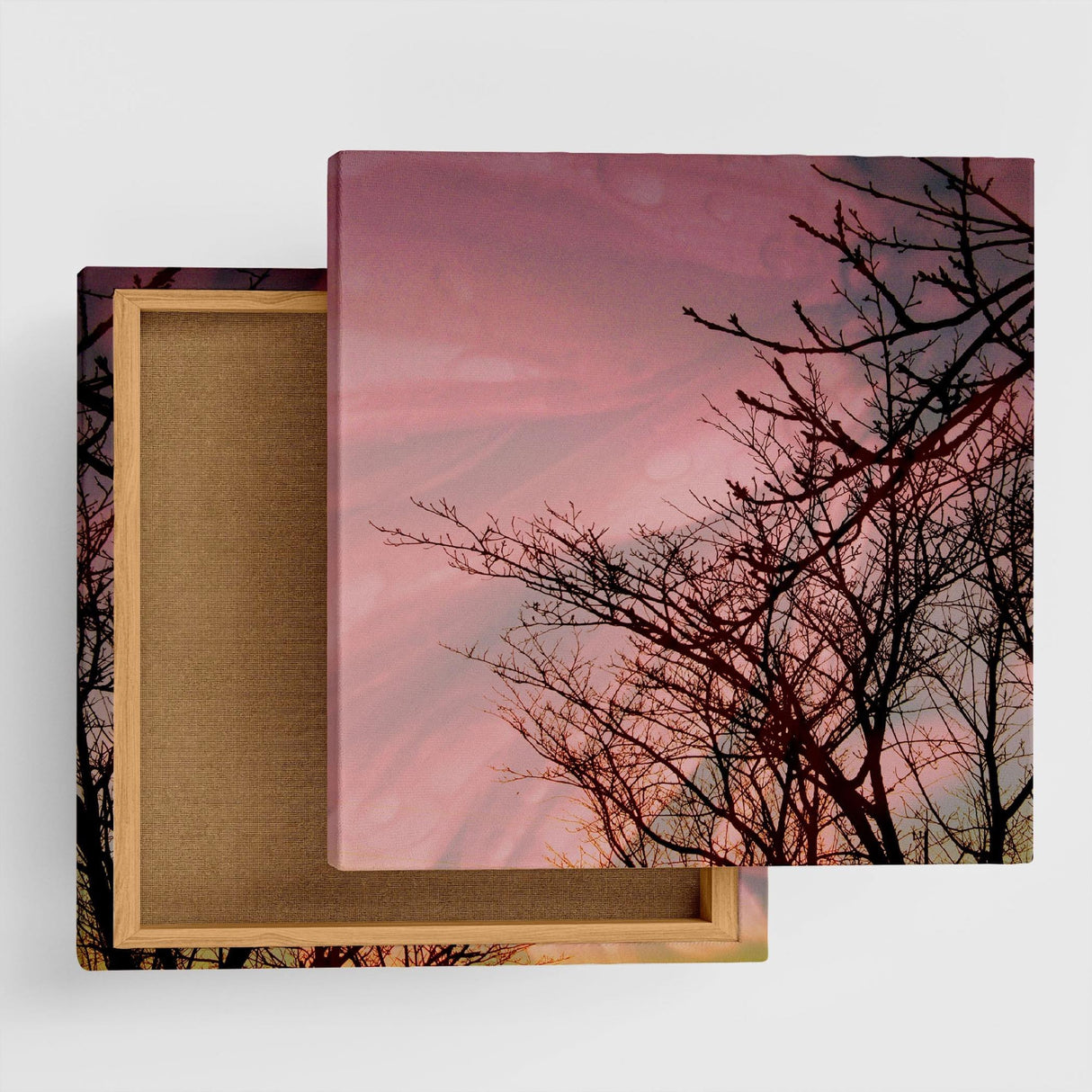 木と花のファブリックパネル 一人暮らし インテリア tnk-0005