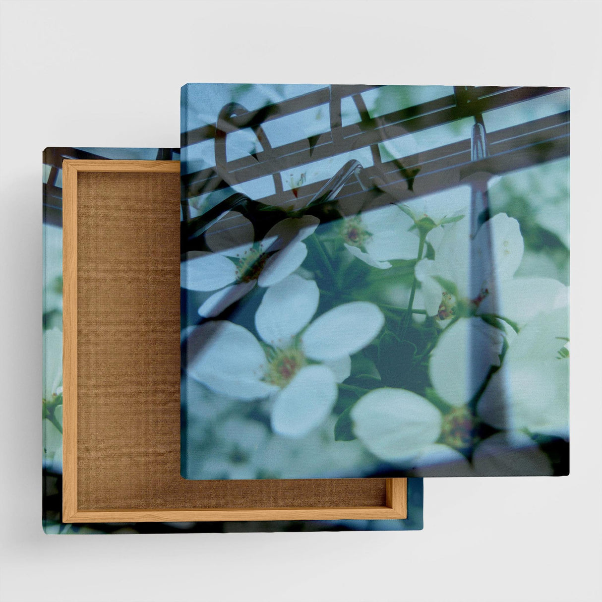 花の合成アートのファブリックパネル ポスター アート tnk-0007