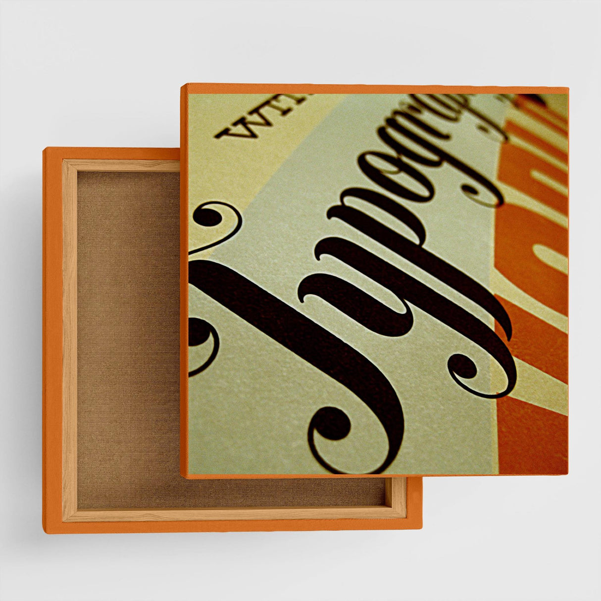 クールなタイポグラフのファブリックパネル 一人暮らし インテリア typ-0007